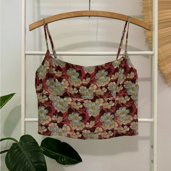 Wilfred (Aritzia) Floral Basel Bustier Top - Picture 4 of 7